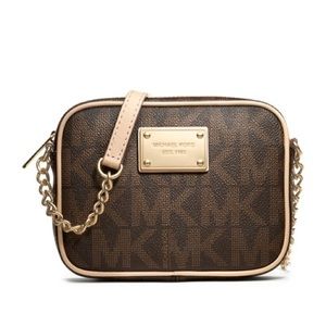 Michael Kors Crossbody Brown Logo Bag